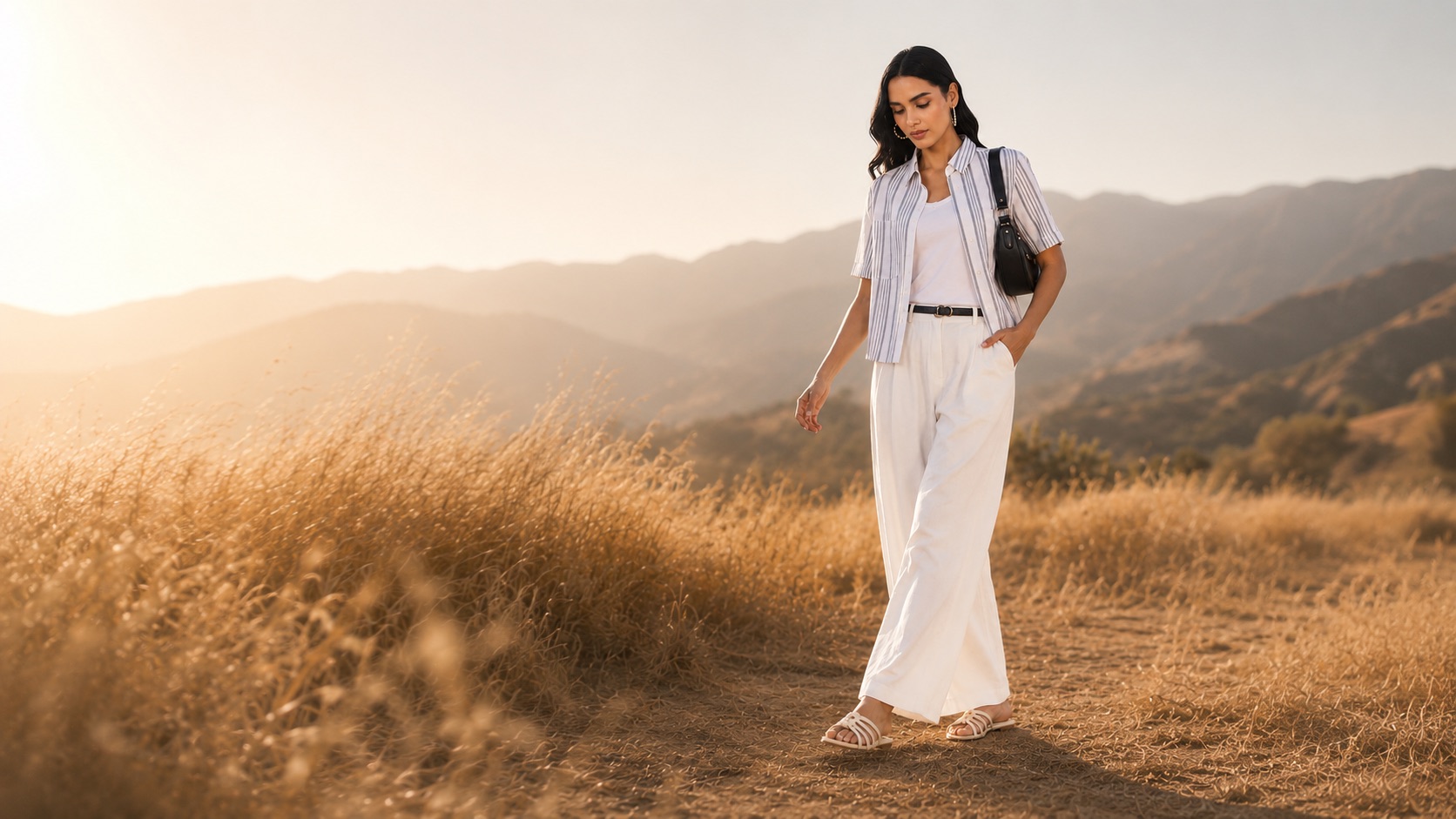 Look 01 Linen Stripe Ease